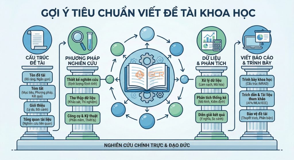 Gợi ý Tiêu chuẩn Viết đề tài khoa học